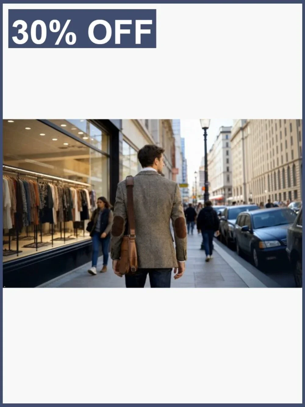 Mens Tweed Blazer Suit Jacket Notch Lapel Suede Elbow Patch Vintage Business